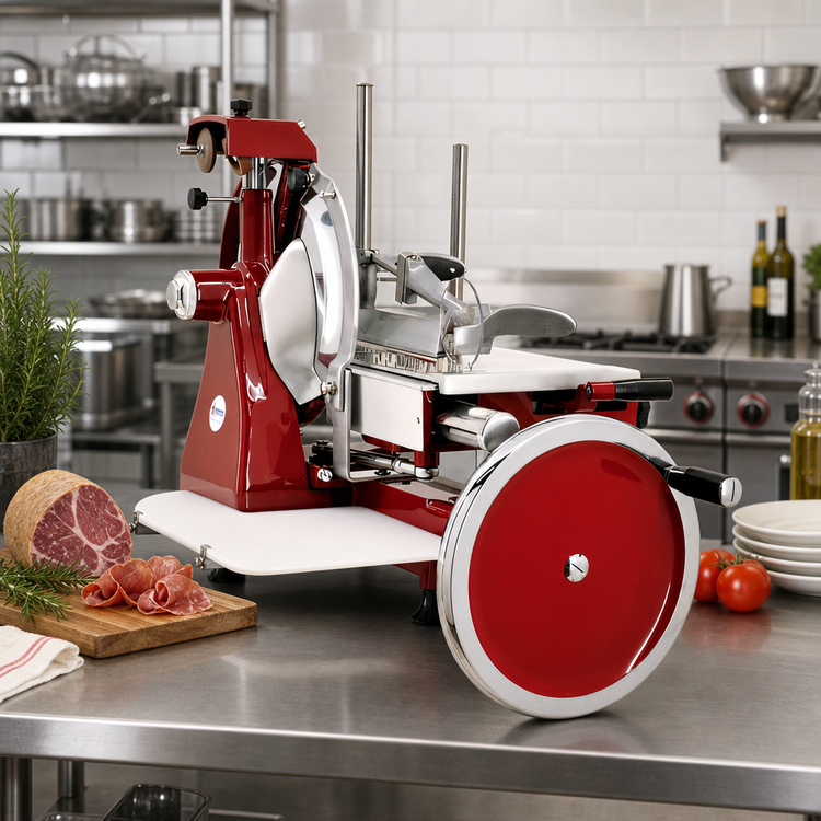 Product image #3 for Trento Volano 12-Inch Hand-Operated Flywheel Meat Slicer
