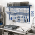 Thumbnail image #2 for Quantum Store Grid Medium-Duty Wall-Mounted Starter Kit with Tray Drying Racks, Bottle Holders, and Hooks