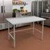 Thumbnail image #2 for John Boos Stallion 72-Inch x 30-Inch Open Base Stainless Steel Work Table with 1-1/2-Inch Rear Up-Turn