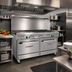 Thumbnail image #2 for Southbend Ultimate 60-Inch Gas Restaurant Range with 48-Inch Griddle and 2 Standard Ovens