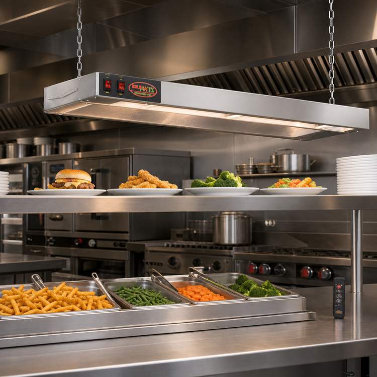 Product image #2 for Eagle RedHots 54-Inch Single Unlighted Strip Heat Lamp with Remote, 208V, 925W