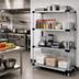 Thumbnail image #2 for Quantum 60-Inch Wide x 14-Inch Deep x 54-Inch High Stationary Solid Shelving Starter Kit