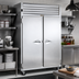 Thumbnail image #2 for Traulsen Spec-Line 48-Inch Two-Section Reach-In Freezer with Half-Height Solid Doors