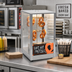 Thumbnail image #2 for Nemco Revolving Countertop Pretzel Merchandiser with Tempered Glass and Illuminated Interior