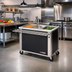 Thumbnail image #2 for DineXpress DXP2HF 2-Well Electric Mobile Hot Food Counter