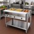 Thumbnail image #2 for Vollrath ServeWell® 3-Well Stationary Electric Hot Food Table with Open Shelf Base and Cutting Board
