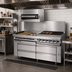 Thumbnail image #2 for Jade Titan JMRH-60GT Heavy Duty 60 Inch Modular Gas Griddle Top Range with Thermostatic Controls