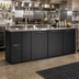 Thumbnail image #2 for True Premier Bar Pass-Thru Three-Section Back Bar Cooler, 84-Inch, 6 Solid Doors