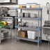 Thumbnail image #2 for Quantum Millenia 4-Shelf Stationary Polymer Shelving Starter Unit, 42