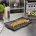 Thumbnail image #3 for Ardesia Kaori Rectangular Black Melamine Platter, 14-1/2 x 6-3/8 Inches, Case of 12
