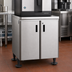 Thumbnail image #2 for Hoshizaki Opti-Serve Stainless Steel Equipment Stand with Flat Top and Locking Doors for DCM-300/500