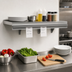 Thumbnail image #2 for Eagle Group Snap-n-Slide 36 x 12 Inch Wall-Mounted Shelf with Ticket Rail