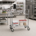 Thumbnail image #2 for Metro Super Erecta SP Heavy Duty Chrome-Plated Utility Bus Cart, Standard Unit, 60 x 24 x 39 Inches, 2 Shelves