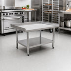 Thumbnail image #2 for Eagle Group BlendPort® BPT-2424EG Stainless Steel Equipment Stand, 24 x 24 in, Adjustable Galvanized Undershelf, 1-1/2 in Upturns