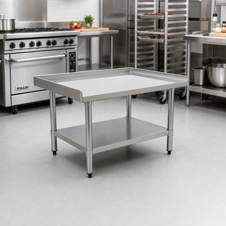 Product image #2 for Eagle Group BlendPort 24" x 24" Stainless Steel Equipment Stand with Adjustable Undershelf