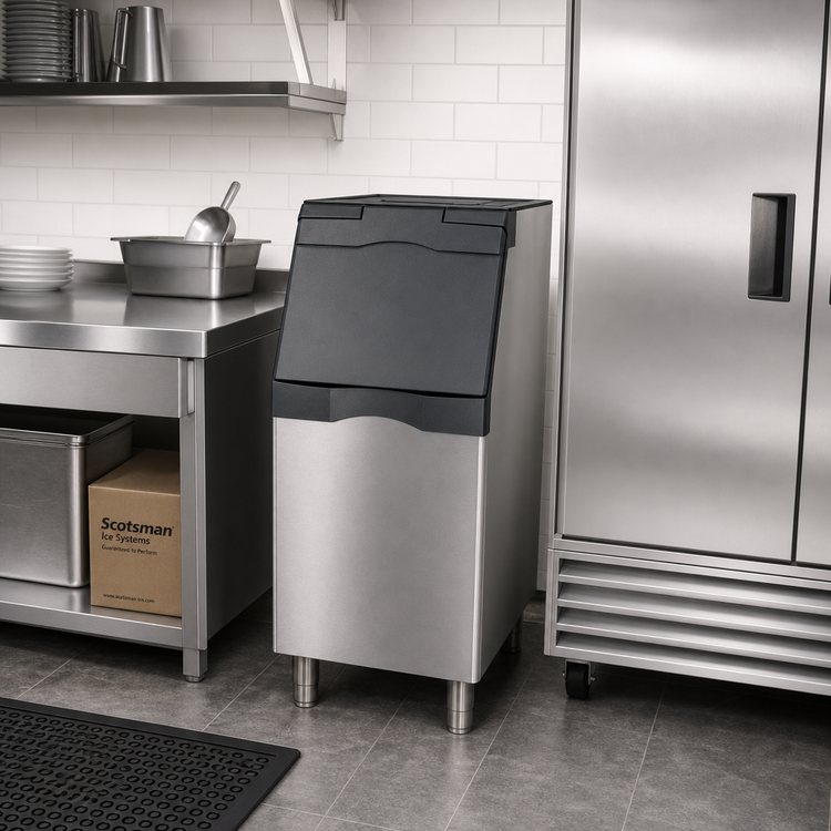 Product image #2 for Scotsman B322S 22-Inch Wide Ice Storage Bin with Top-Hinged Front Door, 370 lb Capacity