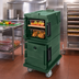 Thumbnail image #3 for Cambro Ultra Camcart UPC600 Double-Compartment Front-Loading Insulated Food Pan Cart, 6 Full-Size Pan Capacity, Green