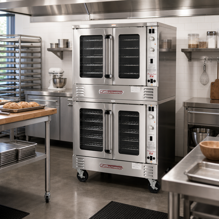 Product image #2 for Southbend Platinum Double Deck Bakery Depth Electric Convection Oven