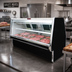 Thumbnail image #2 for Howard-McCray 34E Series 100-1/2 Inch Wide Red Meat Service Case with Self-Contained Refrigeration