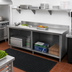 Thumbnail image #2 for Advance Tabco Special Value Series Stainless Steel Economy Open Base Work Table with 5-Inch Backsplash, 108 x 30 Inches