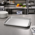 Thumbnail image #2 for Vollrath Esquire Rectangular Fluted Stainless Steel Serving Tray, 14-1/4 x 21 Inch, Mirror Finish