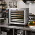 Thumbnail image #2 for FWE Handy Line Countertop Side-Loading Heated Cabinet for 5 Full-Size 18 x 26 Pans with Reversible Lexan Door