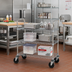 Thumbnail image #2 for Metro Super Erecta 3-Shelf Heavy Duty Utility Cart, 36 x 24 x 39 Inches, Brite Zinc Finish