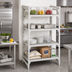 Thumbnail image #3 for Cambro Camshelving Premium 4-Tier Stationary Starter Polymer Shelving Unit, 21 x 54 x 84 Inches, Vented Shelves, Speckled Gray