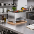 Thumbnail image #3 for Louis Tellier Brasero Stainless Steel Tabletop Charcoal BBQ Grill