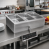Thumbnail image #2 for Eagle Group SGDI-3-120T 3-Well Drop-In Electric Hot Food Well, 12 x 20 Pans, Wet/Dry, 120V, Without Drain