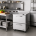 Thumbnail image #2 for Turbo Air PRO Series One-Section 2-Drawer Worktop Freezer, 6.8 Cu. Ft., Self-Contained, 27-1/2 Inch Wide