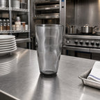 Thumbnail image #3 for American Metalcraft BCH18ST Stackable 18 oz Tritan Plastic Highball Glass, Smoke Gray Case of 3