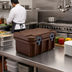 Thumbnail image #3 for Cambro Ultra Pan Carrier Top-Loading Insulated Food Pan Carrier, Holds 1 Full-Size GN Pan Up to 8 Inches Deep, Dark Brown