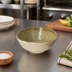 Thumbnail image #3 for CFS Brands Gathering GA5501270 Round Melamine Dip Bowl, Beige, 6 oz, 4-5/8 in Diameter Case of 12