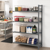 Thumbnail image #2 for Cambro Camshelving Basics Plus 21 x 42 x 64 Inch 4-Tier Vented Add-On Polymer Shelving Unit