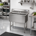 Thumbnail image #2 for Advance Tabco 2-Compartment Fabricated Sink, 16