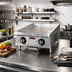 Thumbnail image #2 for IKON Cooking 24-Inch Countertop Electric Griddle with Thermostatic Controls