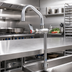 Thumbnail image #2 for Fisher Stainless Steel Add-On Faucet with 12-Inch Swing Spout for Rigid Control Valves