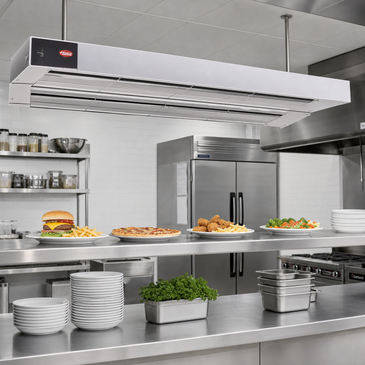Product image #2 for Hatco Glo-Ray 84-Inch Double Unlighted Infrared Strip Heater, 3000 Watts, Aluminum