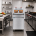 Thumbnail image #2 for KoolMore 75 lb. Floor Standing Natural Gas Commercial Deep Fryer, 150,000 BTU, 2 Baskets