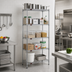 Thumbnail image #2 for Eagle Group 5-Tier Starter Wire Shelving Unit, 24 x 18 x 86 Inches, Chrome-Plated Finish
