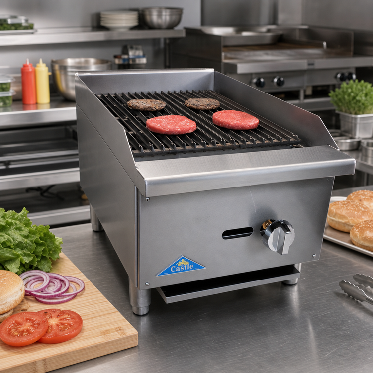 Product image #2 for Comstock-Castle Countertop Gas Radiant Char-Broiler, 16-Inch Wide