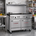 Thumbnail image #2 for Southbend Ultimate 48-Inch Gas Restaurant Range with 7 Burners, Convection Oven, and Cabinet Base