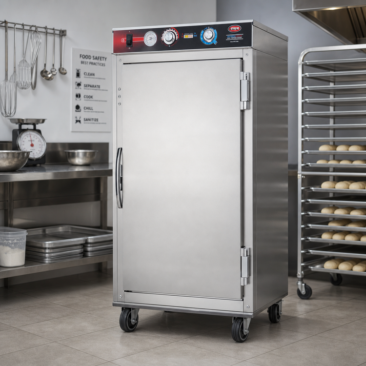 Product image #2 for FWE Full-Height Non-Insulated Stainless Steel Proofer/Heater Transport Cabinet, 17 Full-Size Sheet Pan Capacity