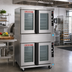 Thumbnail image #2 for Blodgett Zephaire ZEPH-100-G-ES DBL Double-Deck Full-Size Gas Convection Oven