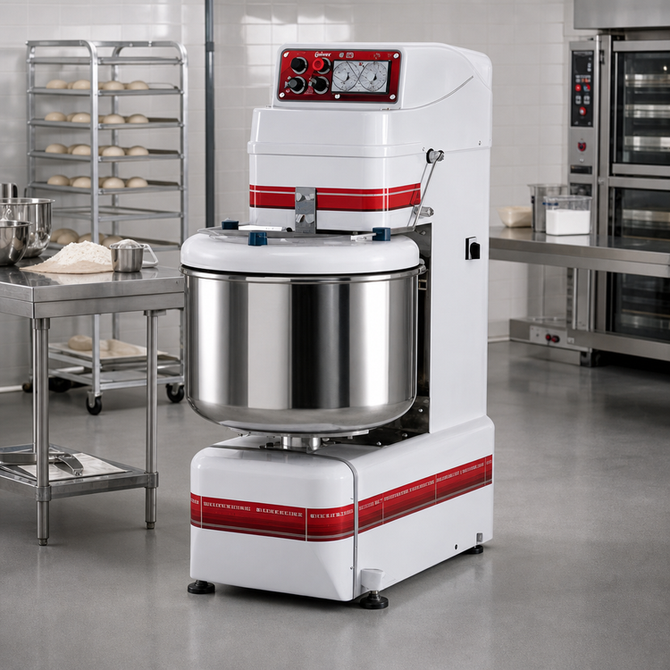 Product image #2 for Univex SL160 Silverline Fixed-Bowl Spiral Mixer, 243 Qt. Bowl, 353 Lb. Dough Capacity
