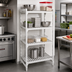 Thumbnail image #3 for Cambro Camshelving Premium 24 x 24 x 64 Inch 4-Tier Vented Stationary Starter Shelving Unit
