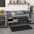 Thumbnail image #2 for Glastender 66-Inch All-In-One Underbar Ice Bin/Cocktail Station with Sink, Blender Shelf, and 10-Circuit Cold Plate