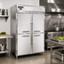 Thumbnail image #2 for Continental Refrigerator D2FNHD Designer Line Two-Section Reach-in Freezer with Half-Height Solid Doors