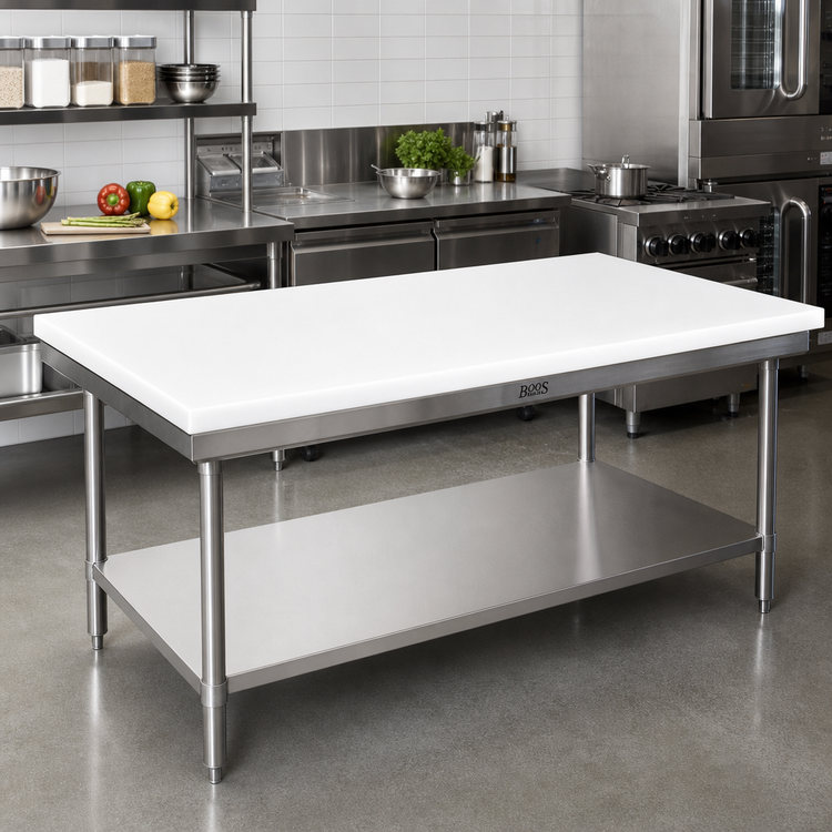 Product image #2 for John Boos 72 Inch x 30 Inch Reversible Poly Replacement Work Table Top